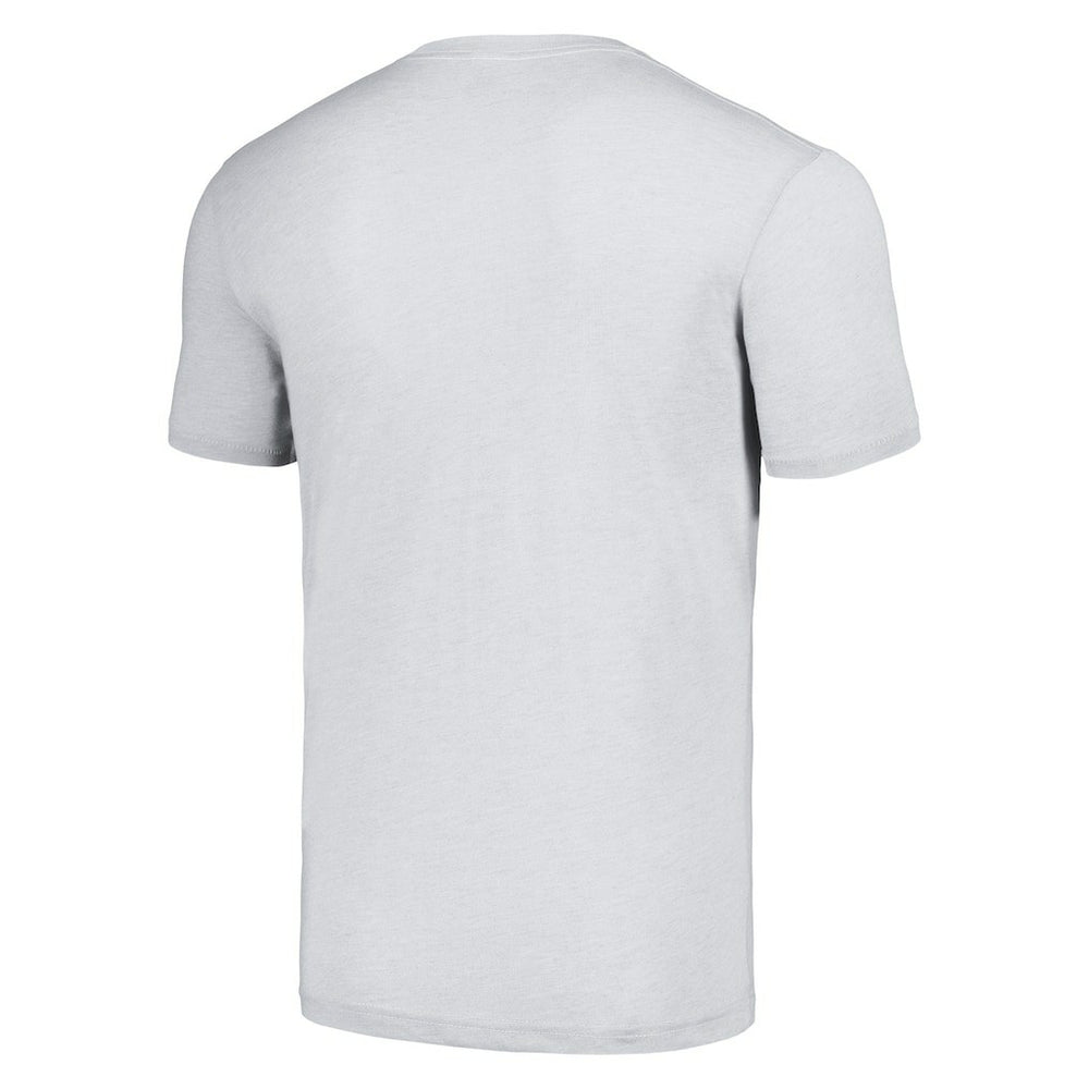 Bryce Young Carolina Panthers Homage Unisex Caricature Player Tri-Blend T-Shirt - Ash - NFL