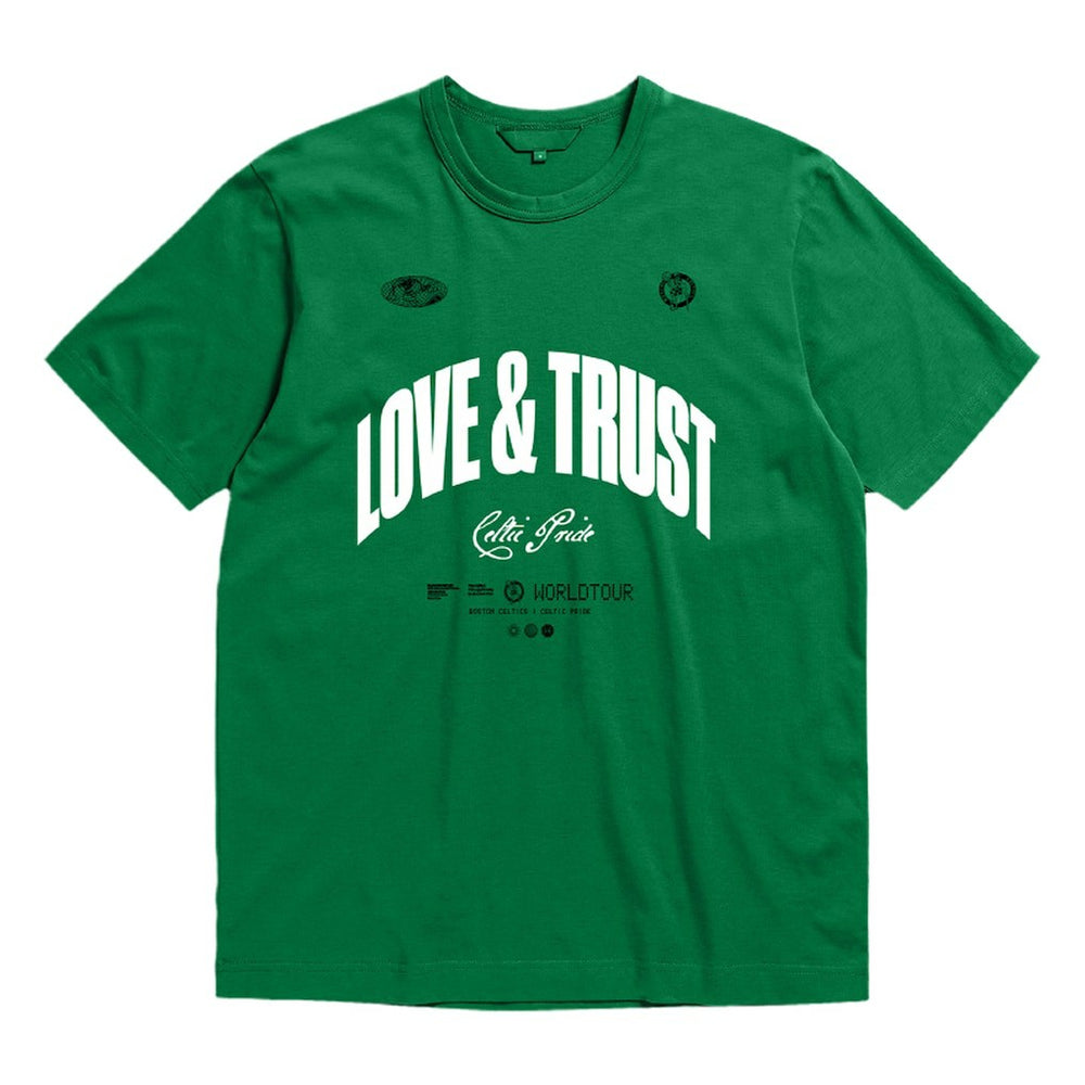 Mitchell & Ness Boston Celtics Bleacher Report x  Unisex World Tour T-Shirt Kelly Green