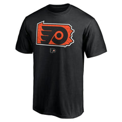 Philadelphia Flyers Hometown Collection State T-Shirt - Black | NHL Lifestyle