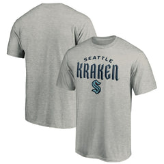 Seattle Kraken Team Lockup T-Shirt - Heather Gray | NHL sale