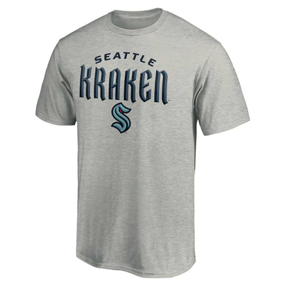 Seattle Kraken Team Lockup T-Shirt - Heather Gray | NHL sale