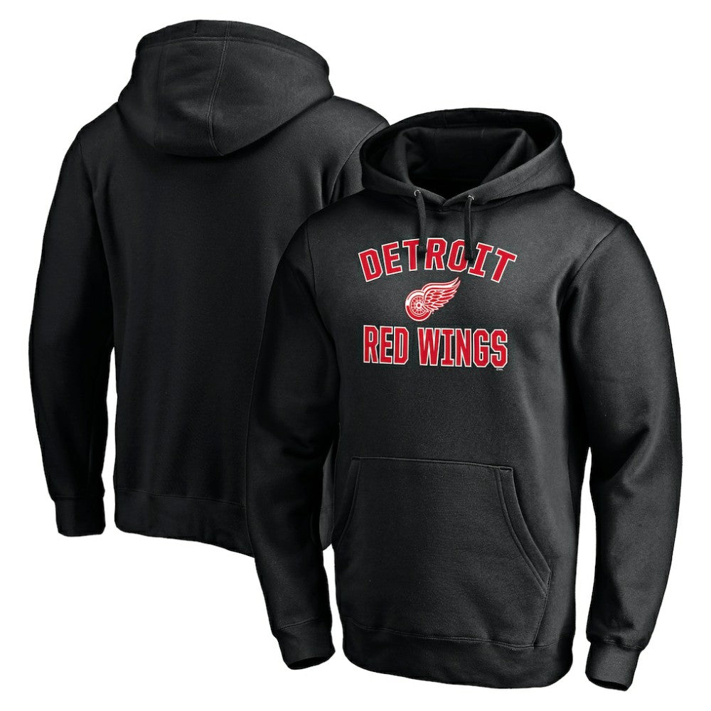 Detroit Red Wings Victory Arch Pullover Hoodie - Black | NHL discount