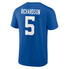 Anthony Richardson Indianapolis Colts Icon Name & Number T-Shirt - Royal - Fanatics