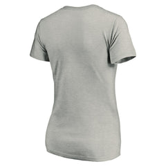 Seattle Kraken Women's Primary Logo V-Neck T-Shirt - Gray | NHL Lifestyle