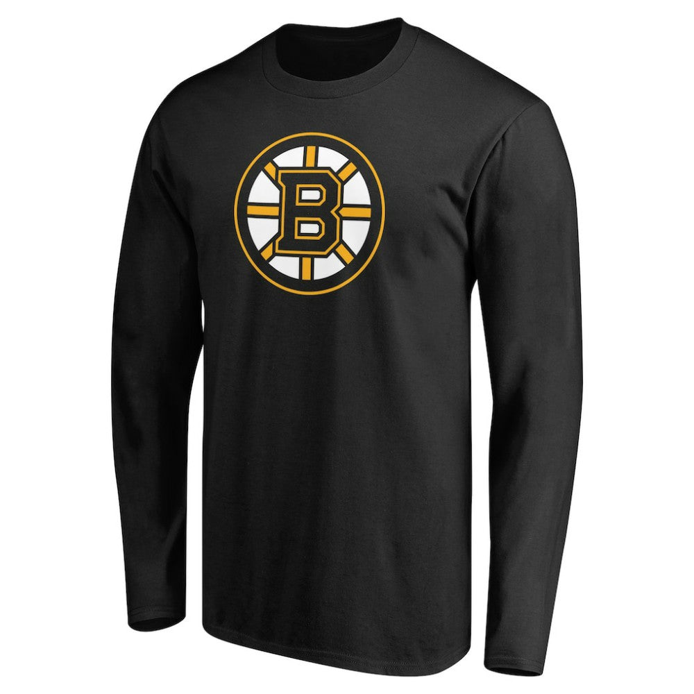 Boston Bruins Primary Logo Long Sleeve T-Shirt - Black | NHL online