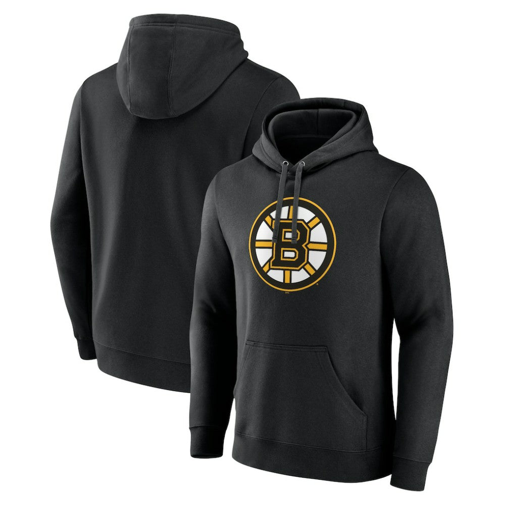 Boston Bruins Primary Logo Pullover Hoodie - Black | NHL discount