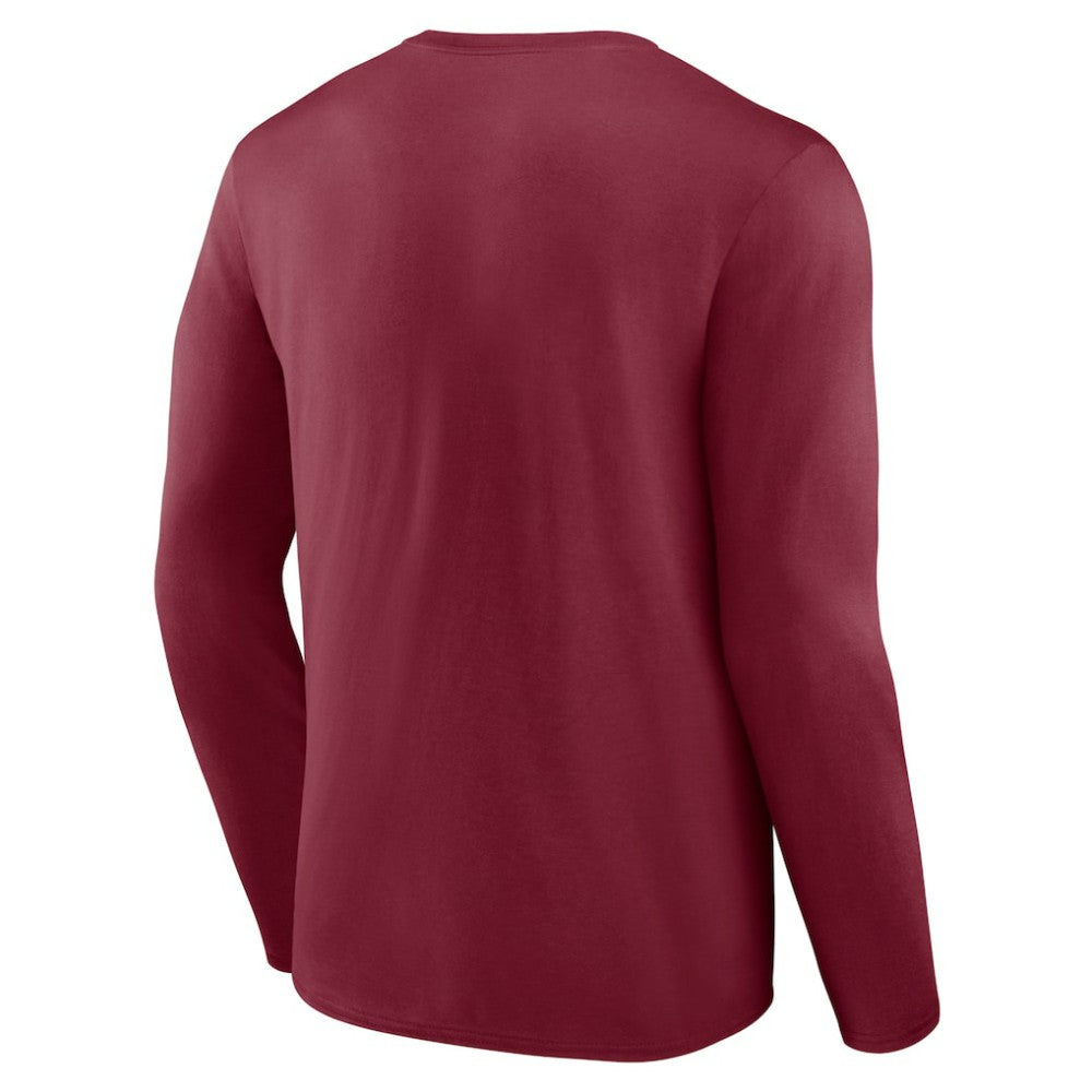 Colorado Avalanche Primary Logo Long Sleeve T-Shirt - Burgundy | NHL online