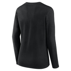 Carolina Panthers Women's Plus Size Foiled Play Long Sleeve T-Shirt - Black - Fanatics
