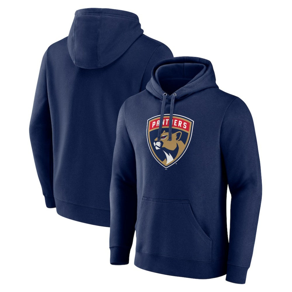Florida Panthers Primary Logo Pullover Hoodie - Navy | NHL Clearance