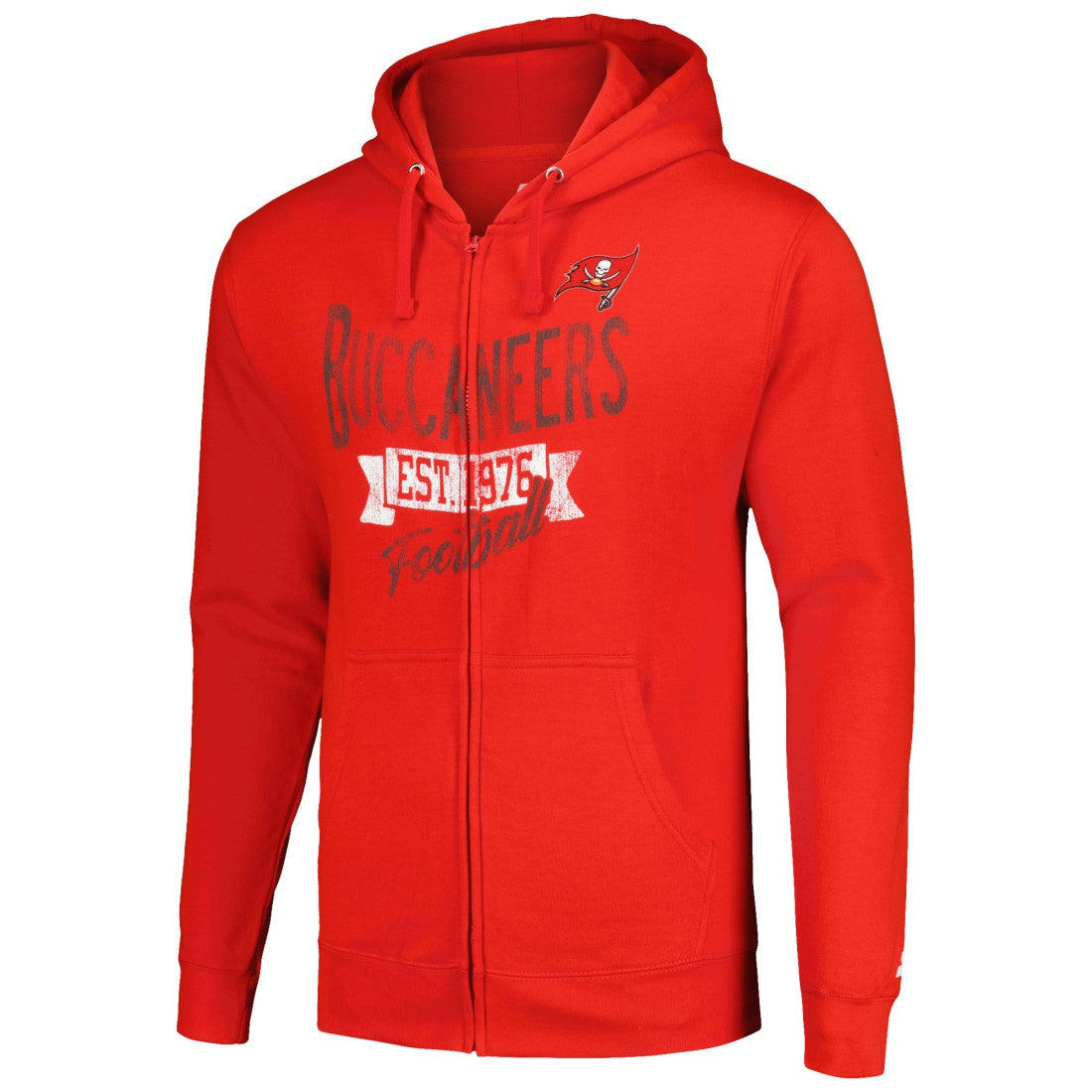 Tampa Bay Buccaneers Starter Domestic Post Season Full-Zip Hoodie - Red - NFL
