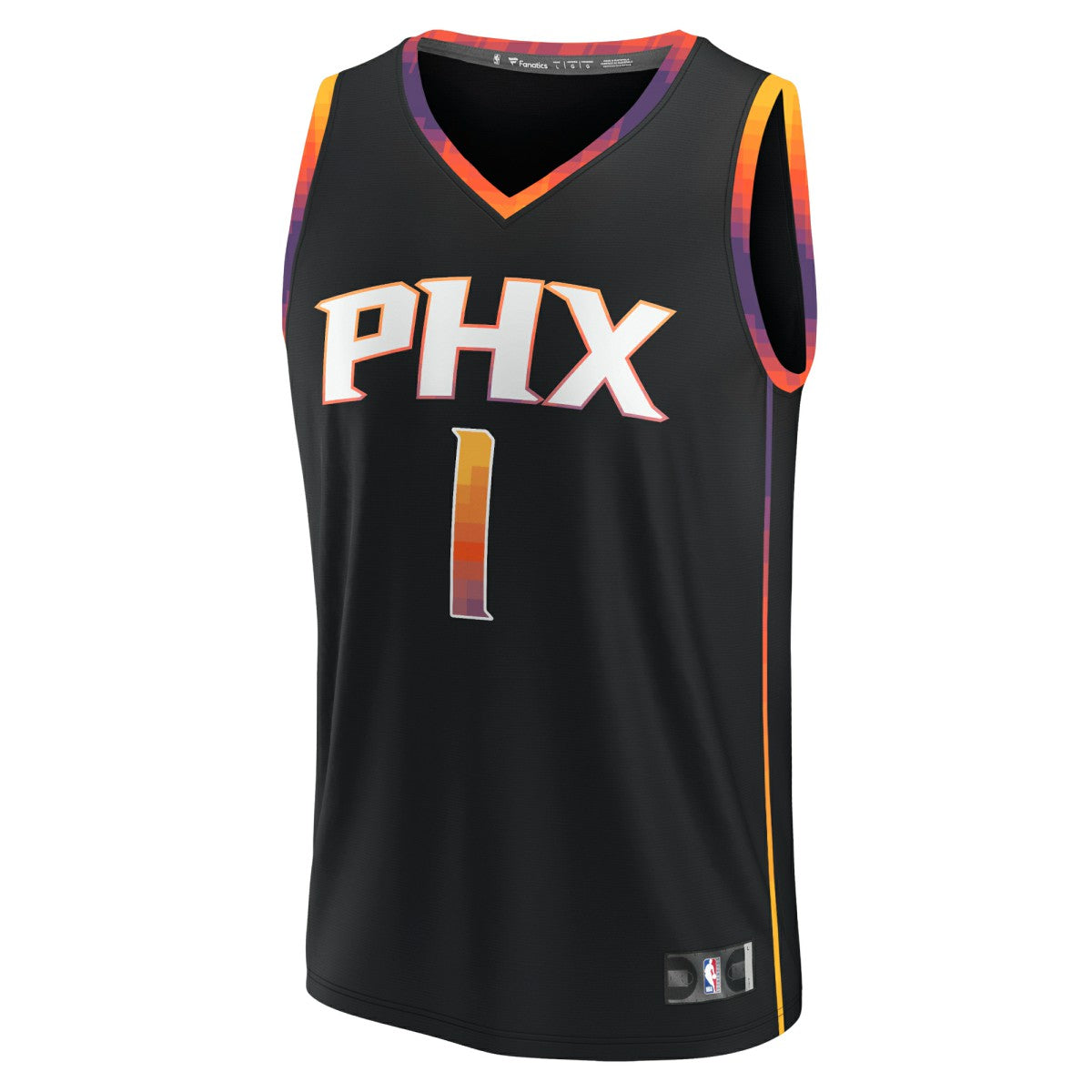 Fanatics Devin Booker Phoenix Suns Youth Fast Break Player Jersey Statement Edition Black