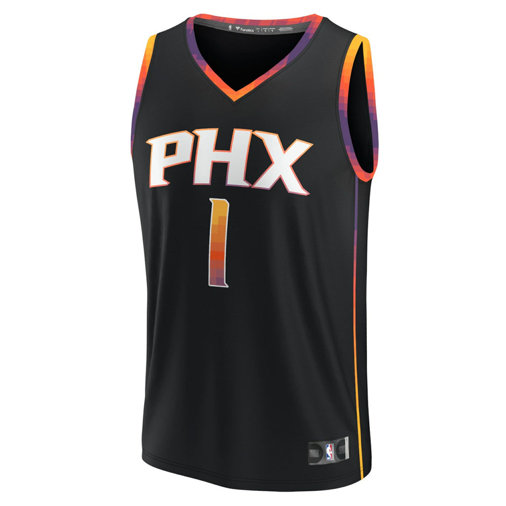 Fanatics Devin Booker Phoenix Suns Youth Fast Break Player Jersey Statement Edition Black