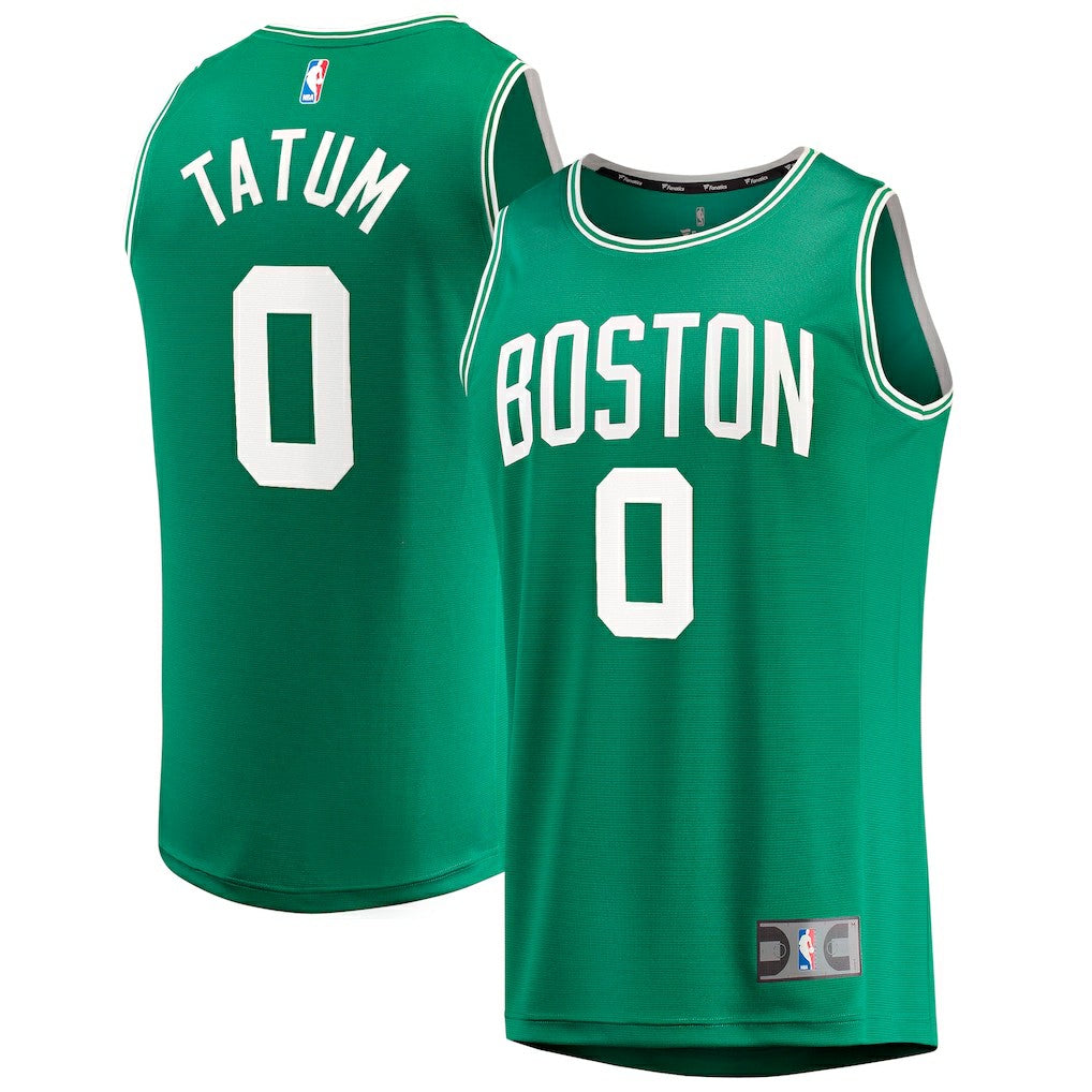 Fanatics Jayson Tatum Boston Celtics Fast Break Replica Jersey Icon Edition Kelly Green