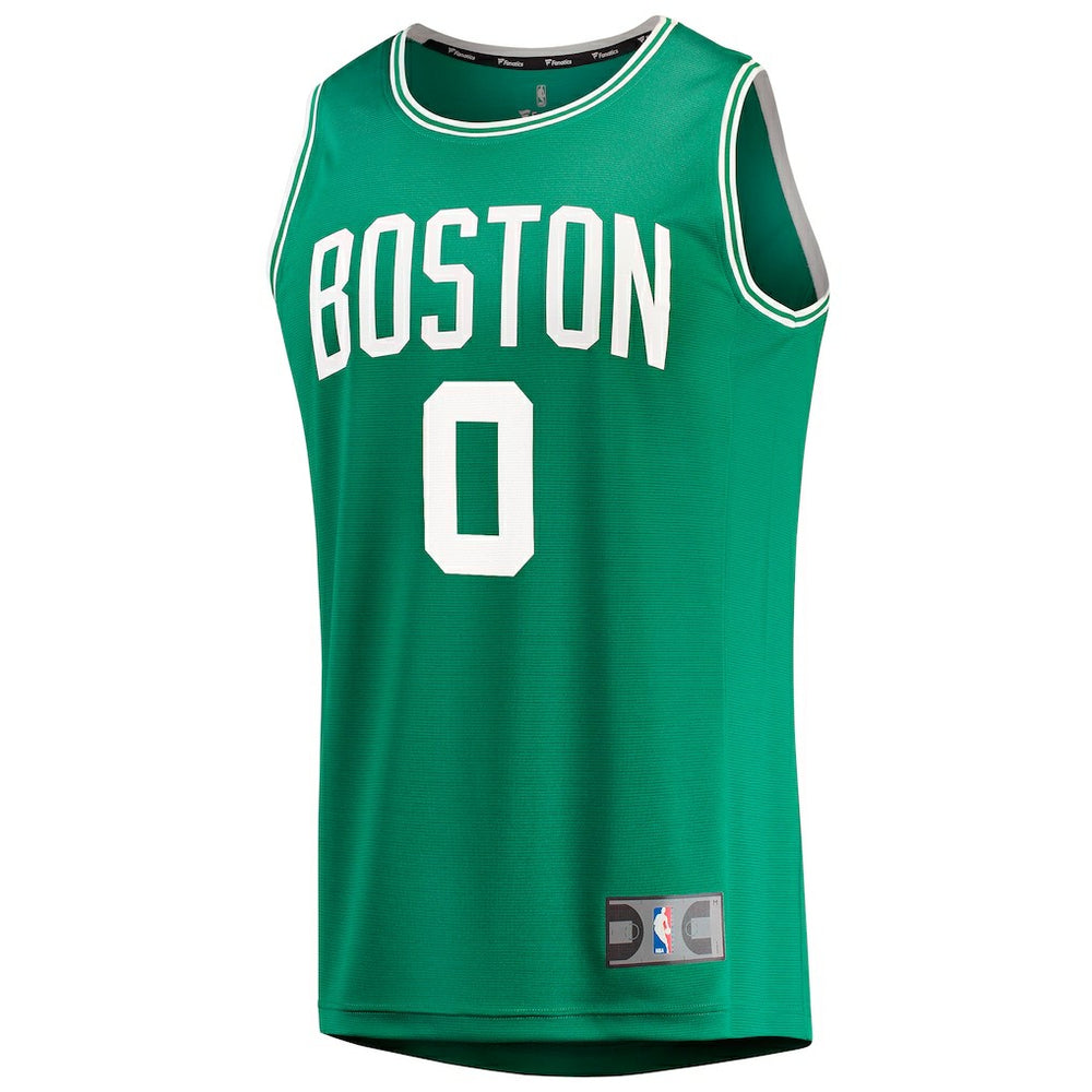 Fanatics Jayson Tatum Boston Celtics Fast Break Replica Jersey Icon Edition Kelly Green