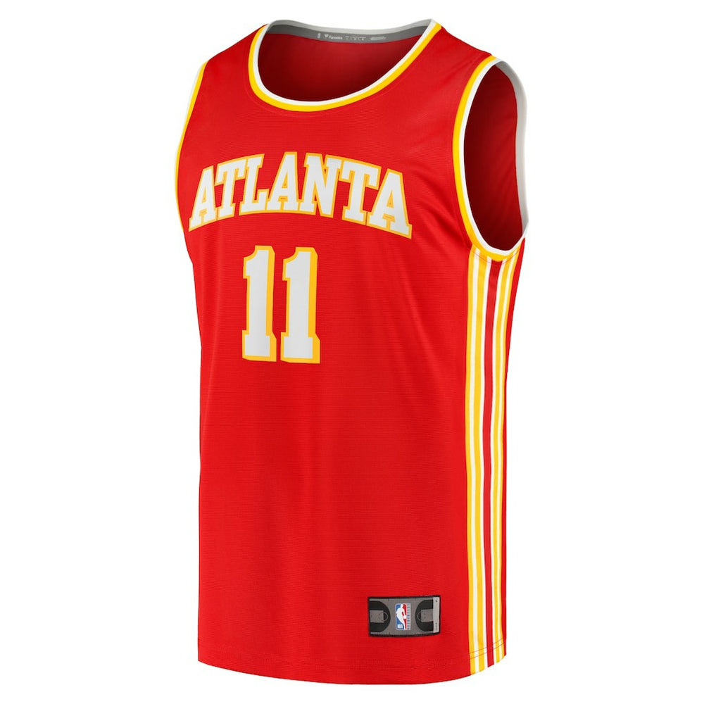 Fanatics Trae Young Atlanta Hawks Fast Break Replica Jersey Icon Edition Red