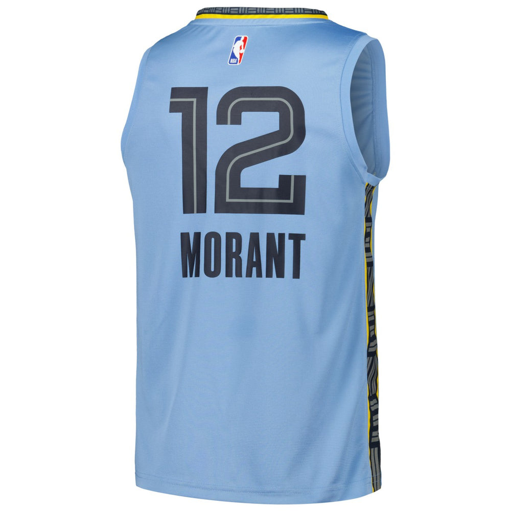 Fanatics Ja Morant Memphis Grizzlies Fast Break Replica Player Jersey Statement Edition Light Blue