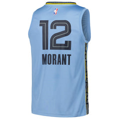 Fanatics Ja Morant Memphis Grizzlies Fast Break Replica Player Jersey Statement Edition Light Blue