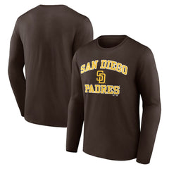 San Diego Padres Logo Athletic Heart & Soul Long Sleeve T-Shirt Near Me