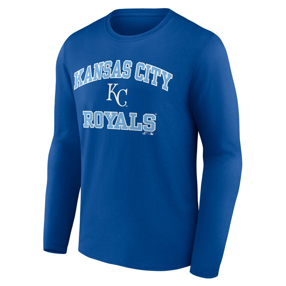 Kansas City Royals Logo Athletic Heart & Soul Long Sleeve T-Shirt Near Me