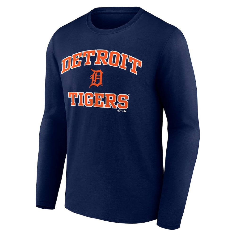 Detroit Tigers Logo Athletic Heart & Soul Long Sleeve T-Shirt Sale