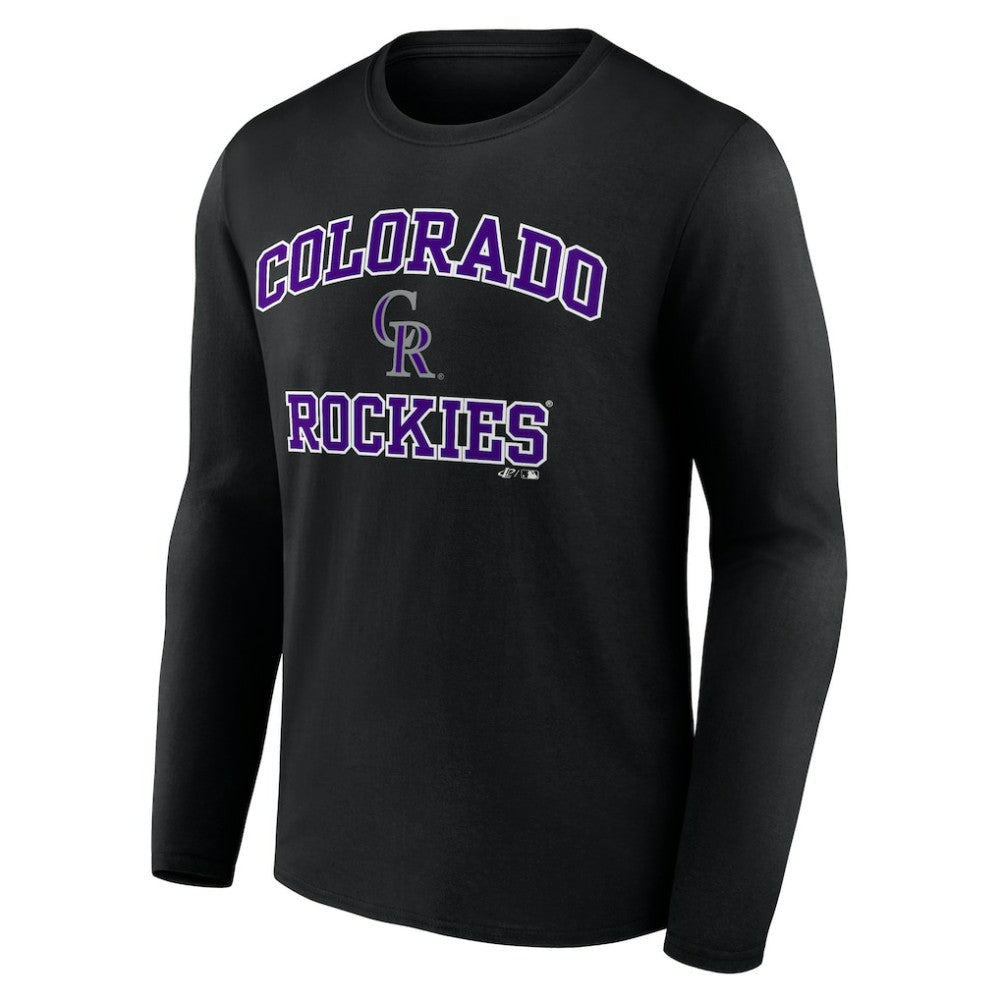 Colorado Rockies Logo Athletic Heart & Soul Long Sleeve T-Shirt Online