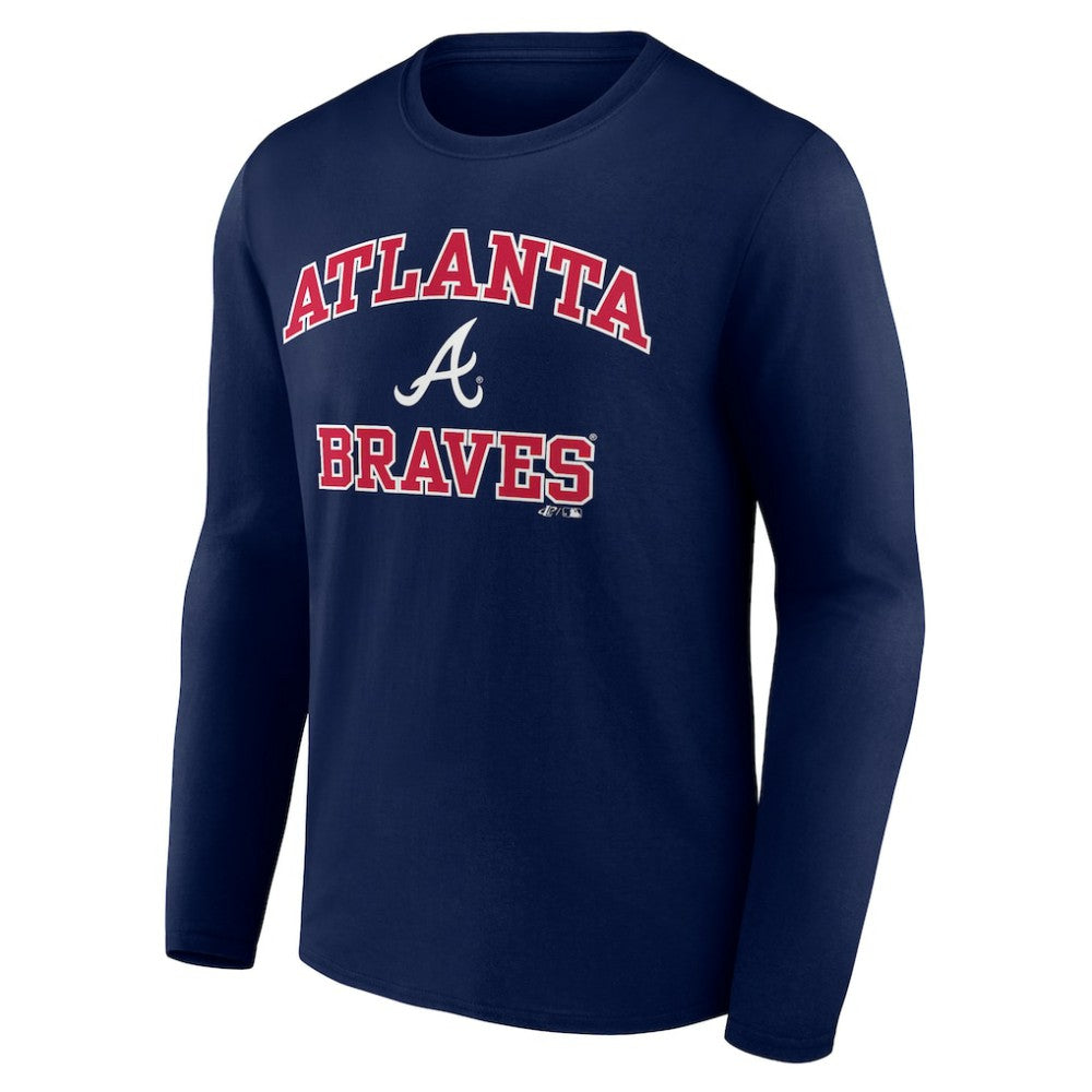 Atlanta Braves Logo Athletic Heart & Soul Long Sleeve T-Shirt Online