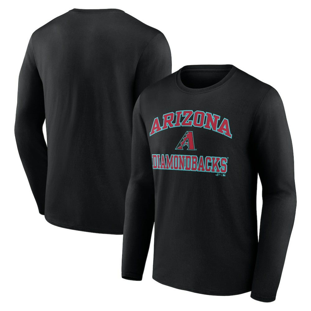 Arizona Diamondbacks Logo Athletic Heart & Soul Long Sleeve T-Shirt Outlet