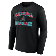 Arizona Diamondbacks Logo Athletic Heart & Soul Long Sleeve T-Shirt Outlet