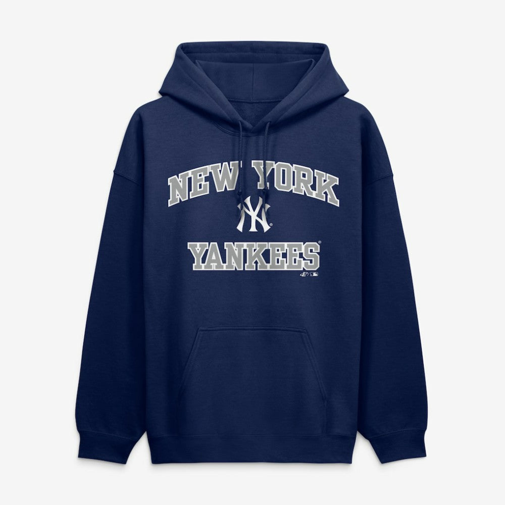 New York Yankees Logo Athletic Heart & Soul Hoodie Outlet