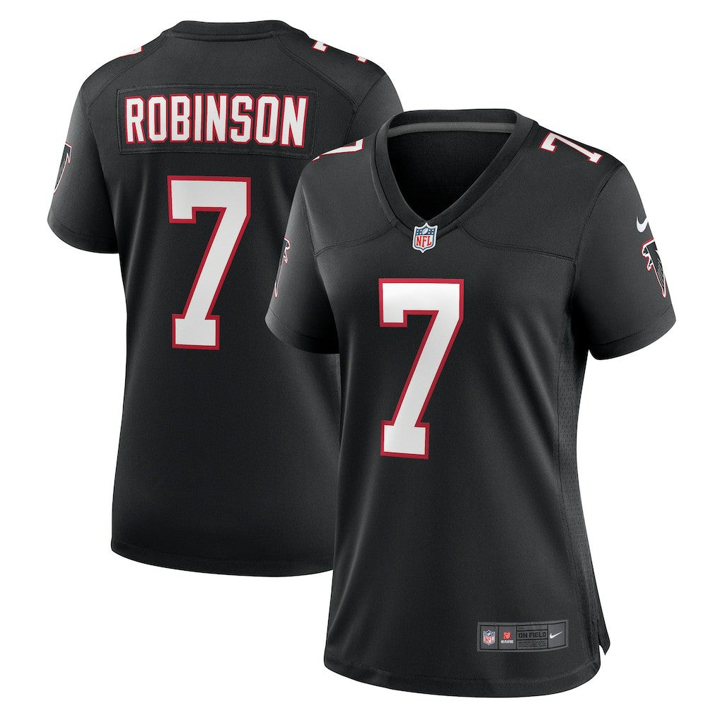 Bijan Robinson Atlanta Falcons Women's Alternate Game Jersey - Black - Nike