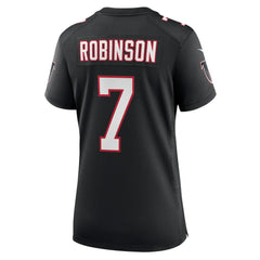 Bijan Robinson Atlanta Falcons Women's Alternate Game Jersey - Black - Nike