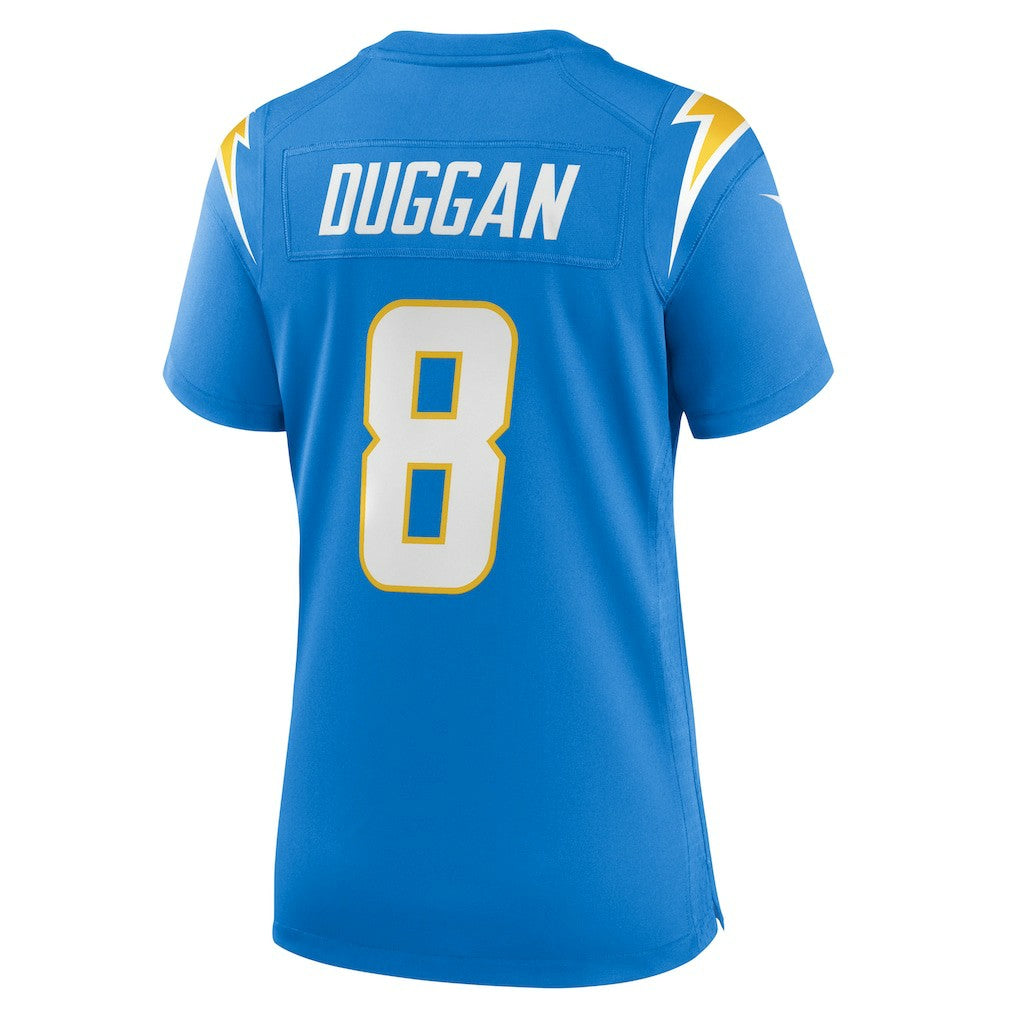 Max Duggan Los Angeles Chargers Women's Team Game Jersey - Powder Blue - Nike