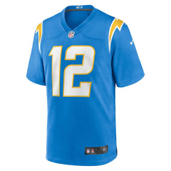 Derius Davis Los Angeles Chargers Team Game Jersey - Powder Blue - Nike