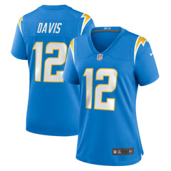 Derius Davis Los Angeles Chargers Women's Team Game Jersey - Powder Blue - Nike