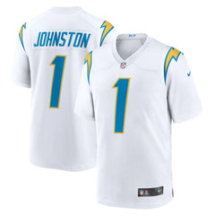 Quentin Johnston Los Angeles Chargers Away Game Jersey - White - Nike