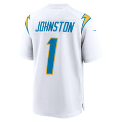 Quentin Johnston Los Angeles Chargers Away Game Jersey - White - Nike