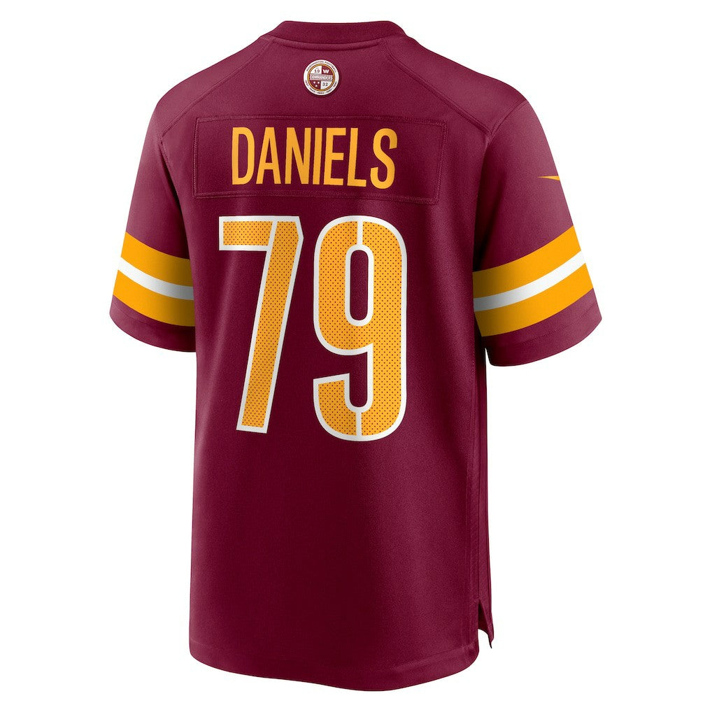 Braeden Daniels Washington Commanders Team Game Jersey - Burgundy - Nike