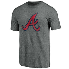 Atlanta Braves Official Logo Tri-Blend T-Shirt Discount