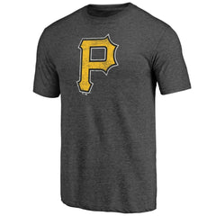 Pittsburgh Pirates Official Logo Tri-Blend T-Shirt Discount