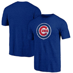 Chicago Cubs Official Logo Tri-Blend T-Shirt Discount