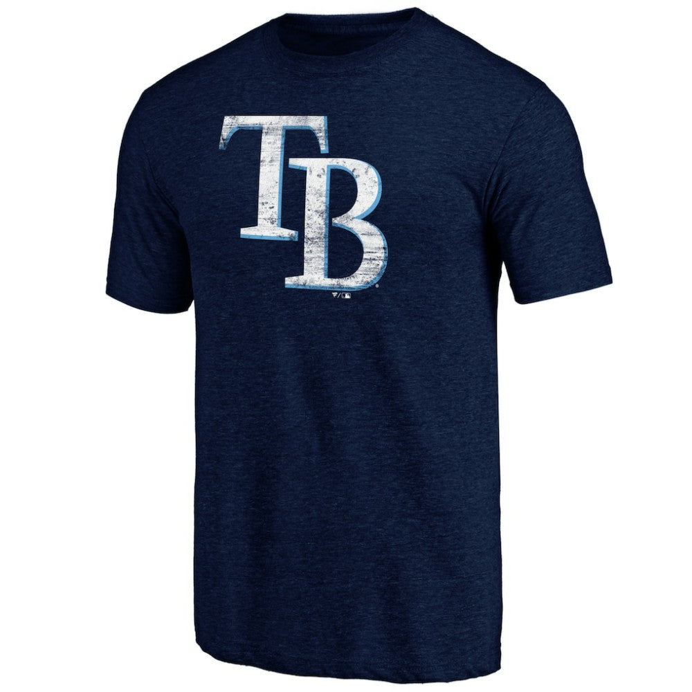 Tampa Bay Rays Official Logo Tri-Blend T-Shirt Sale