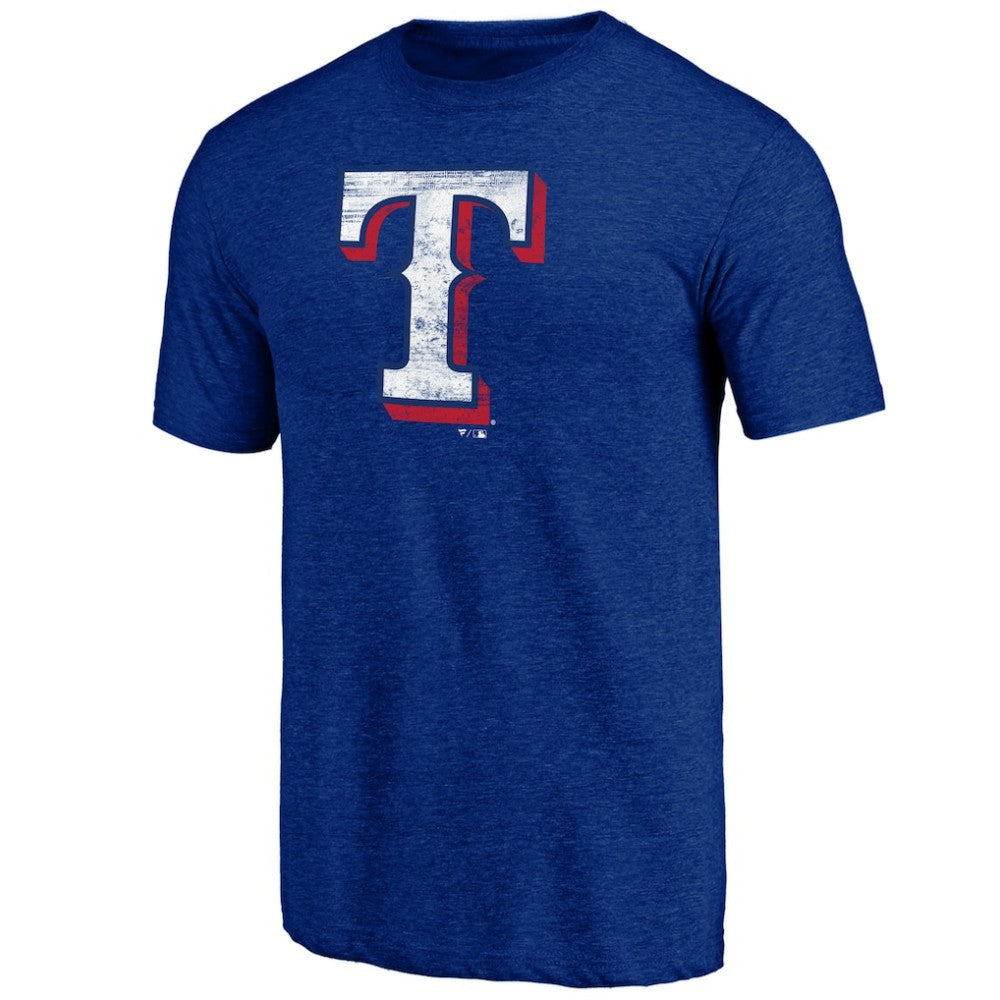 Texas Rangers Official Logo Tri-Blend T-Shirt Near Me
