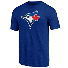 Toronto Blue Jays Official Logo Tri-Blend T-Shirt Outlet