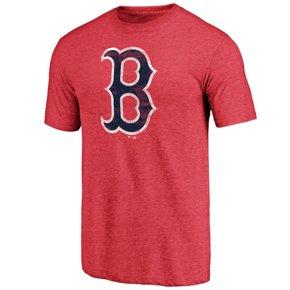 Boston Red Sox Official Logo Tri-Blend T-Shirt Sale