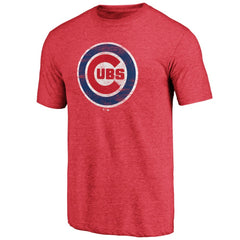 Chicago Cubs Official Logo Tri-Blend T-Shirt Sale