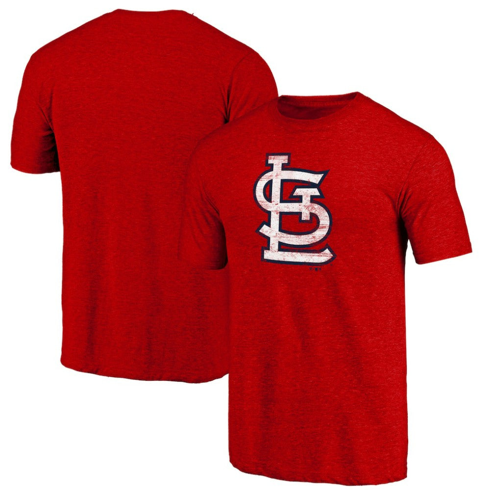 St. Louis Cardinals Official Logo Tri-Blend T-Shirt Discount
