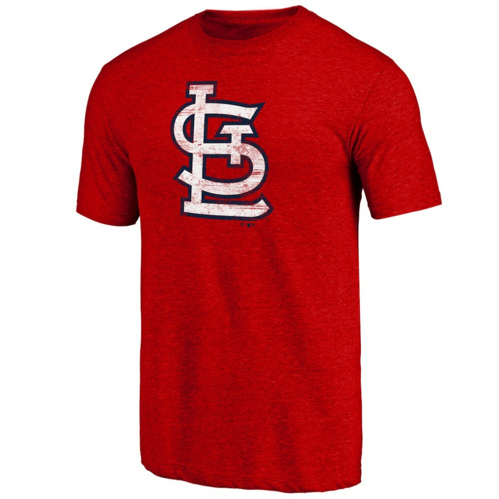 St. Louis Cardinals Official Logo Tri-Blend T-Shirt Discount