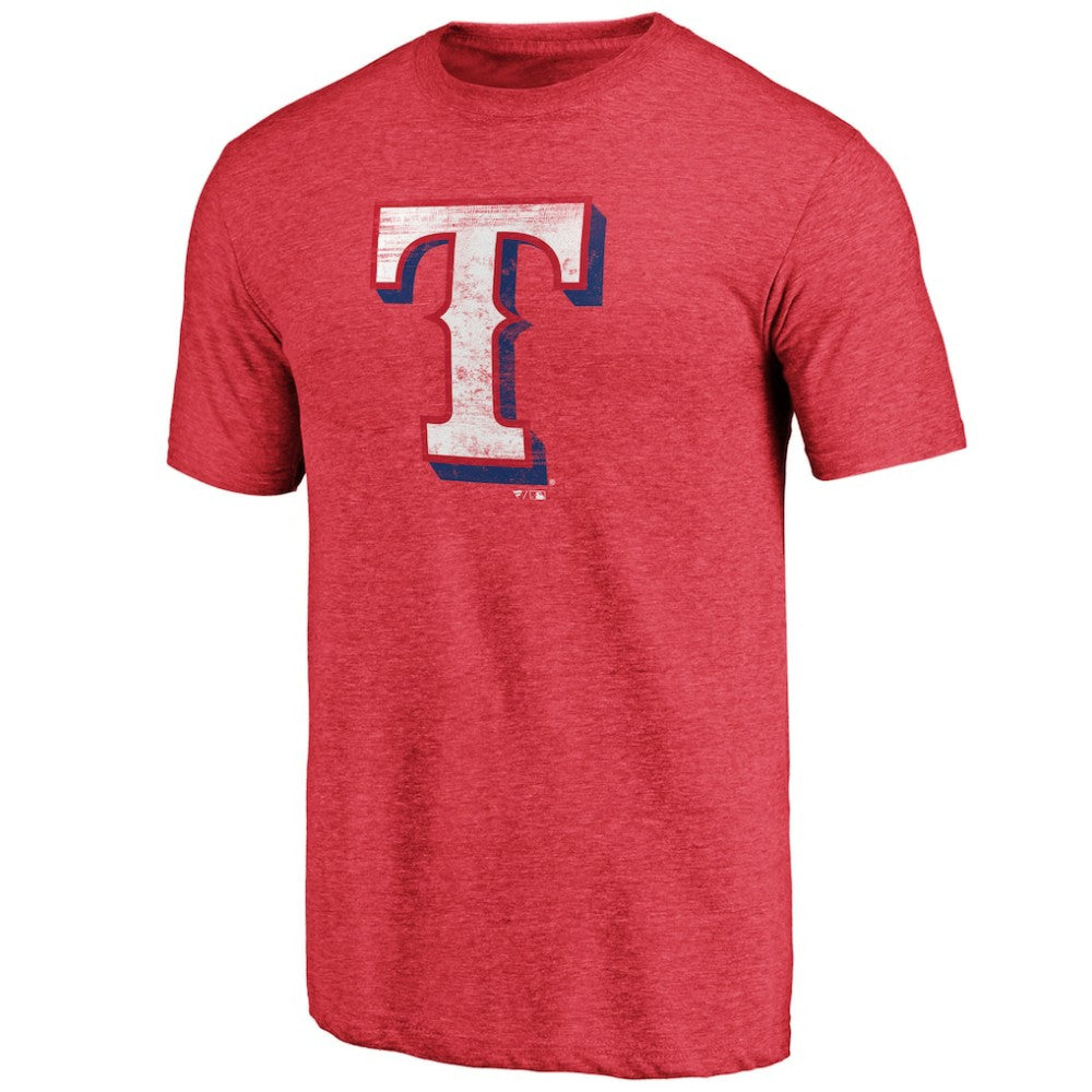 Texas Rangers Official Logo Tri-Blend T-Shirt for sale