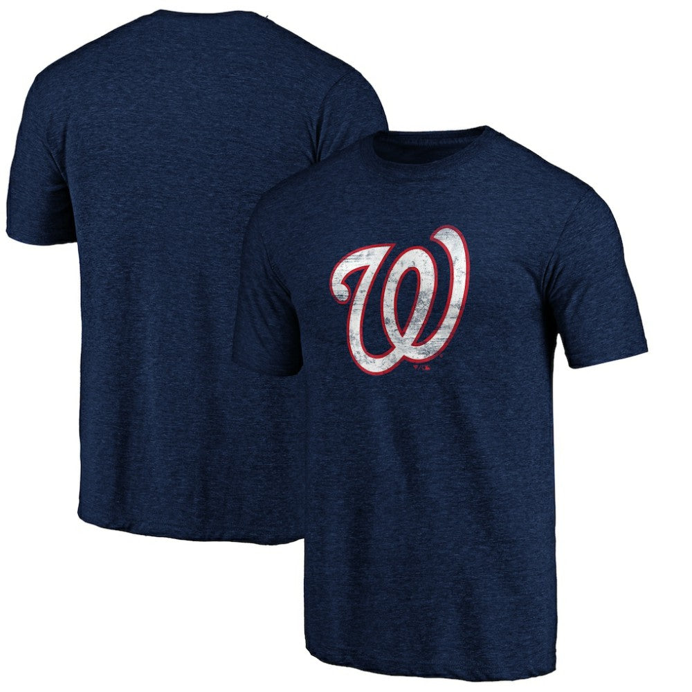 Washington Nationals Official Logo Tri-Blend T-Shirt Discount