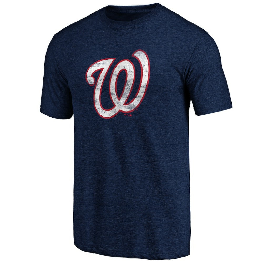 Washington Nationals Official Logo Tri-Blend T-Shirt Discount